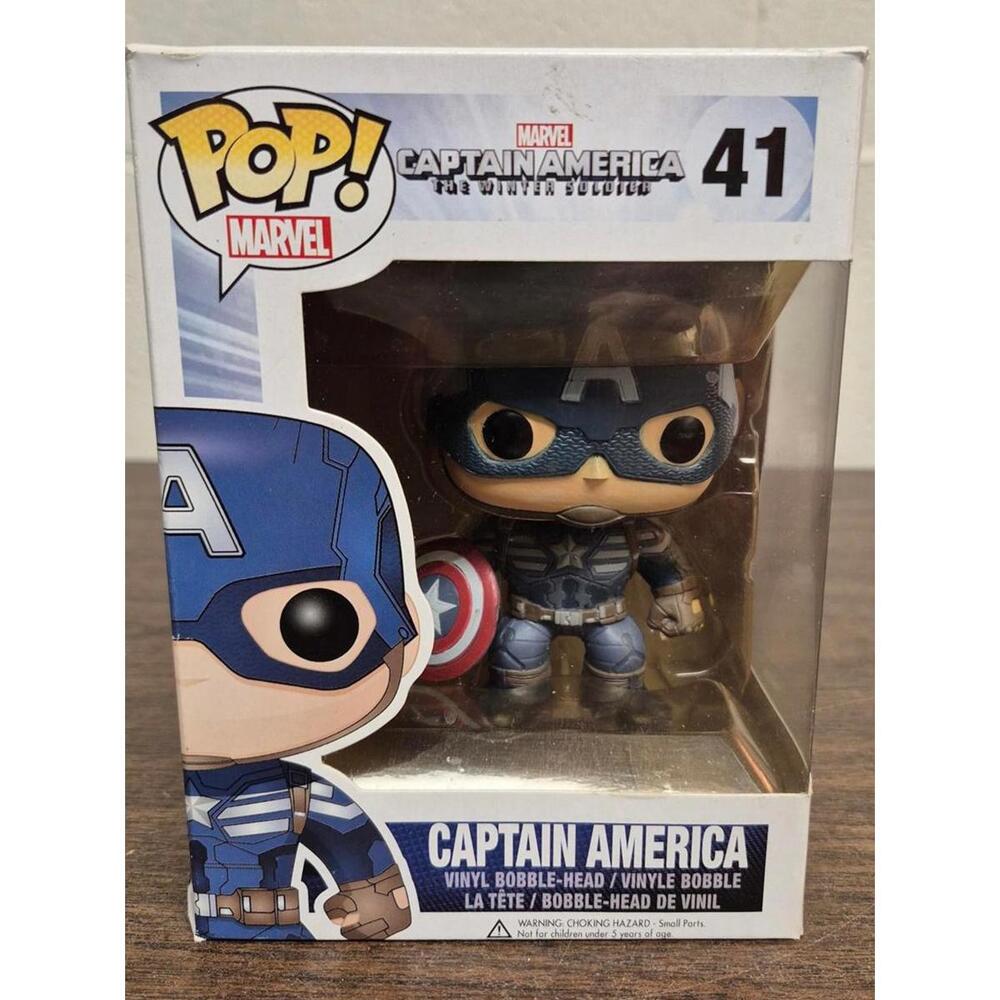Funko Pop! Marvel Captain America - Vinyl Bobble-Head #41